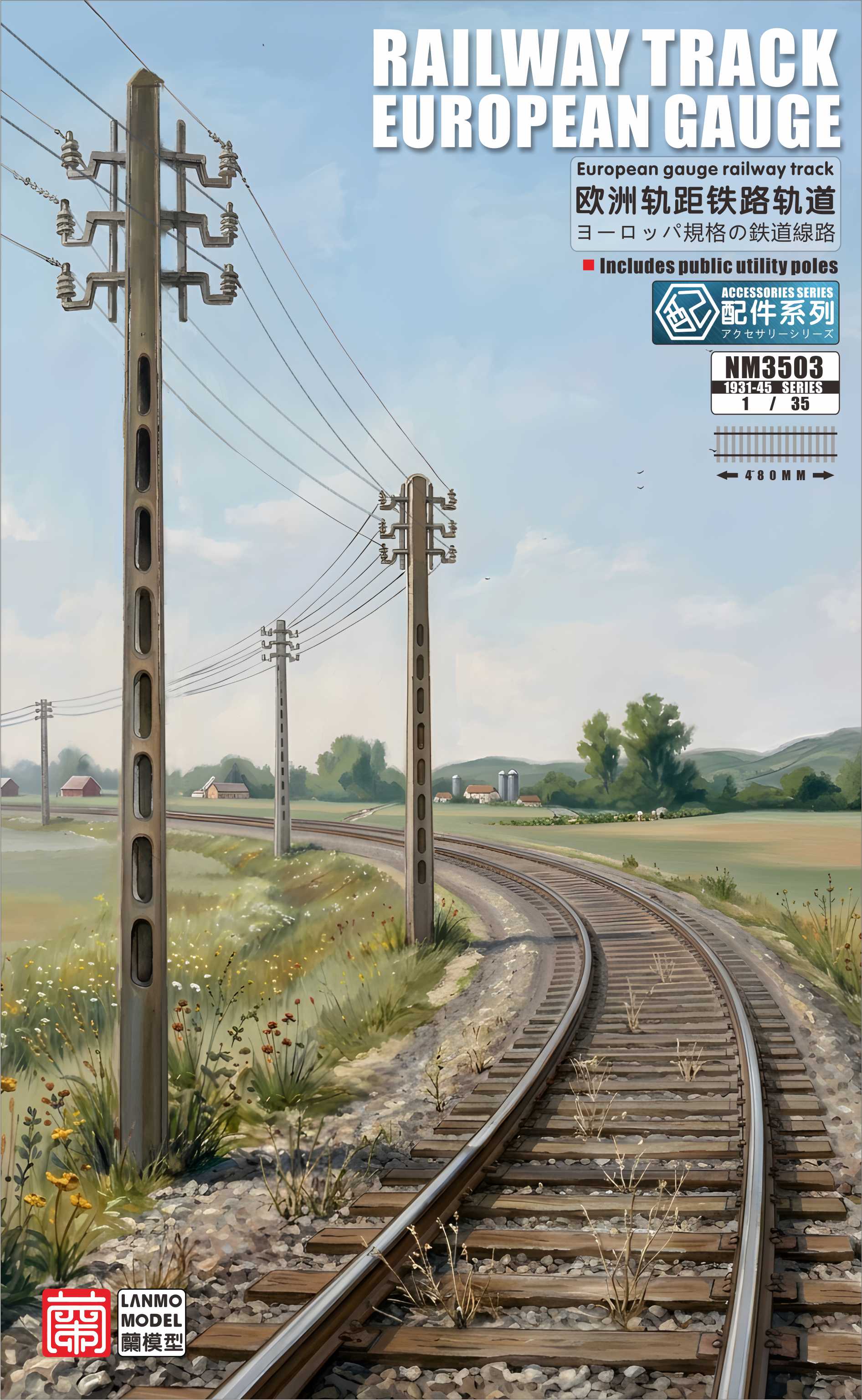 NW3503-欧洲轨距铁路轨道（RAILWAY TRACK EUROPEAN GAUGE）